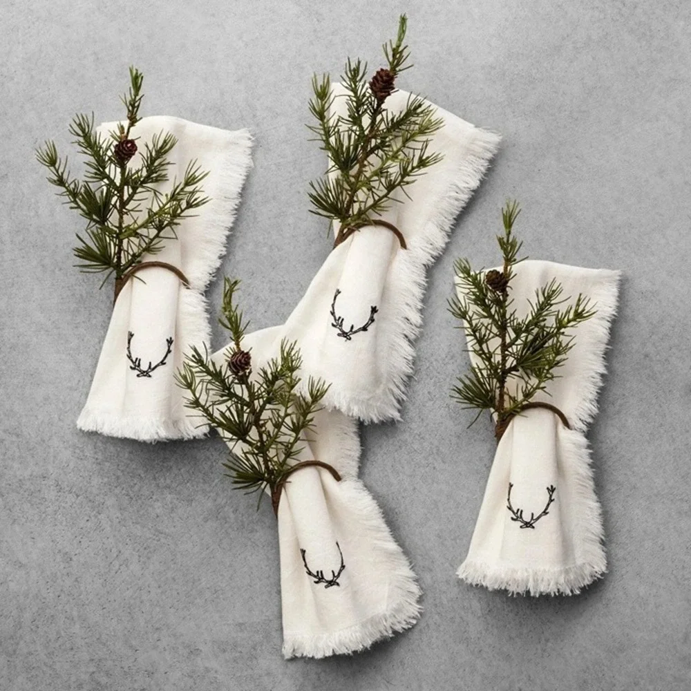 Greenery Napkin Rings (Set of 4) – Hearth & Hand Magnolia, Target 2018 Christmas